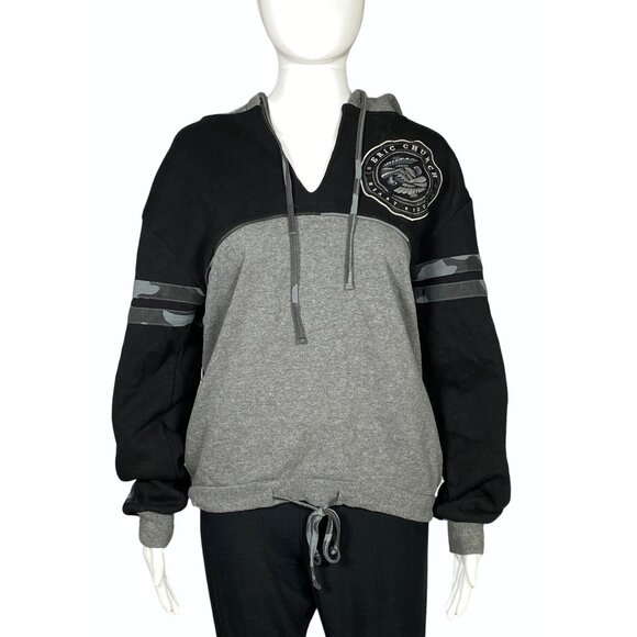 Eric Church Gather Again Tour Womens Small Dueling Eagles V Neck Pullover Hoodie - Picture 2 of 10